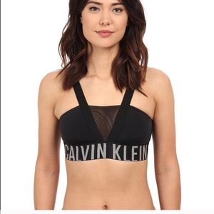 Calvin Klein women’s large black mesh bra
